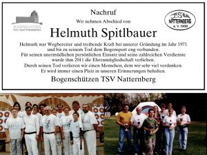 Nachruf Helmuth Spitlbauer