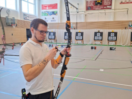 Andreas Hiergeist bei der Bezirksklasse