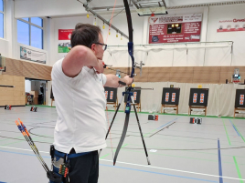 Denny Schröder bei der Bezirksliga