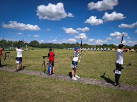 Medaillenmatch beim Aschheimer Bogenturnier