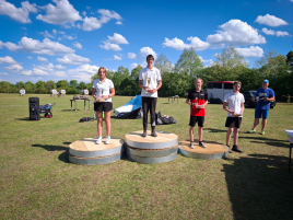 Siegerehrung Jugendklasse beim Aschheimer Bogenturnier