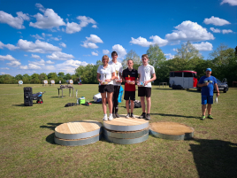 Siegerehrung Jugendklasse beim Aschheimer Bogenturnier