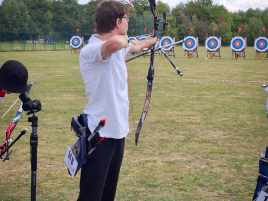 András beim Aschheimer Bogenturnier