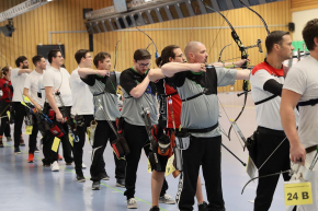 Recurve Herren bei der Bayerischen Meisterschaft Halle