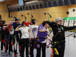 Compoundklassen bei der Bayerischen Meisterschaft Halle