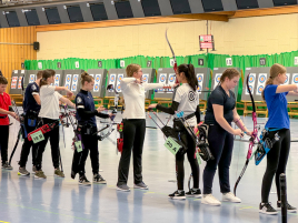 Sára Hučkova  bei der Bayerischen Meisterschaft Halle