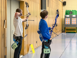 Simon Moritz und Julius Krempl bei der Bayerischen Meisterschaft Halle