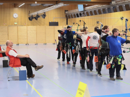 Compoundklassen bei der Bayerischen Meisterschaft Halle