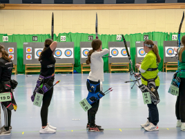 Alina Merker bei der Bayerischen Meisterschaft Halle