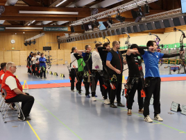 Compoundklassen bei der Bayerischen Meisterschaft Halle