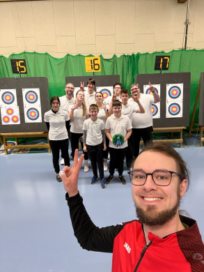 Gruppenbild am Sonntag  bei der Landesmeisterschaft Halle
