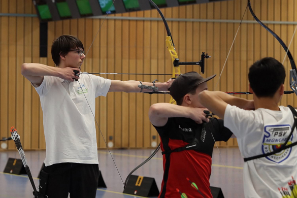 Bálint bei der Landesmeisterschaft Halle