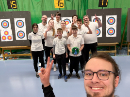 Gruppenbild am Sonntag  bei der Landesmeisterschaft Halle