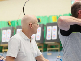 Dieter Reithmeier bei der Landesmeisterschaft Halle