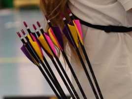 Pfeile Rebecca Beck bei der Landesmeisterschaft Halle