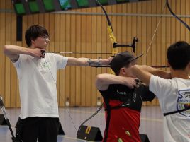 Bálint bei der Landesmeisterschaft Halle