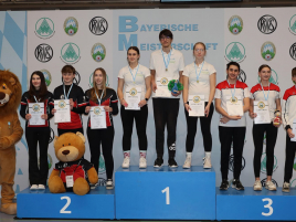 Siegerehrung Teams Jugendklasse bei der Landesmeisterschaft Halle