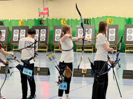 Sára bei der Landesmeisterschaft Halle
