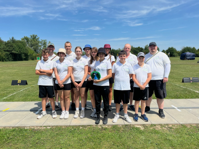 Gruppenbild Sonntag bei der Bayerischen Meisterschaft im Freien