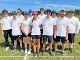 Gruppenbild Samstag bei der Bayerischen Meisterschaft im Freien 
