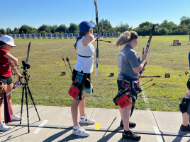 Aurelia Liebner bei der Bayerischen Meisterschaft im Freien