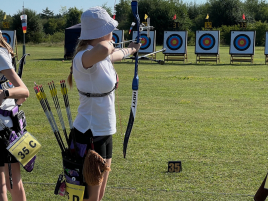 Sara Huckova bei der Bayerischen Meisterschaft im Freien 