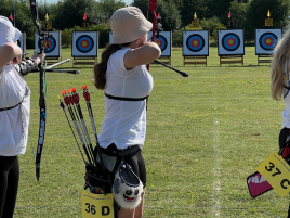 Alina Merker bei der Bayerischen Meisterschaft im Freien 