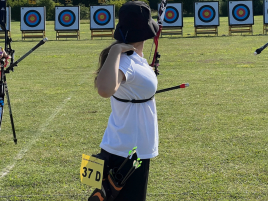 Hatice bei der Bayerischen Meisterschaft im Freien 