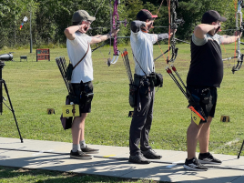 Florian Stadler und Valentin Wolf bei der Bayerischen Meisterschaft im Freien 