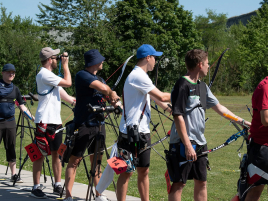 Raphael und Michael  bei der Bayerischen Meisterschaft im Freien
