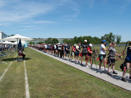 Weibliche Jugendklasse Recurve bei der Bayerischen Meisterschaft im Freien