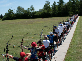 An der Schiesslinie bei der Bayerischen Meisterschaft im Freien