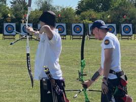 Ulli  bei der Bayerischen Meisterschaft im Freien