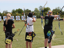 Quirin bei den Schüler A Recurve bei der Bayerischen Meisterschaft im Freien 