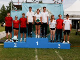 Siegerehrung Jugend Recurve Mannschaften bei der Bayerischen Meisterschaft im Freien 