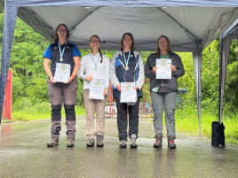 Siegerehrung Damen Compound LM Feld