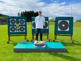 Bezirksmeisterschaft Feld Siegerehrung Jugendklasse Recurve