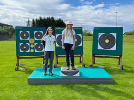 Bezirksmeisterschaft Feld Siegerehrung Schülerklasse Recurve
