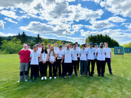 Gruppenbild TSV Natternberg Bezirksmeisterschaft Feldbogen 2025