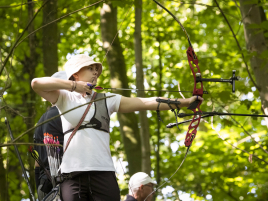 Alina bei der Deutschen Meisterschaft Feldbogen