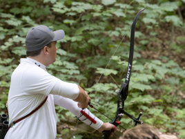 Ben bei der Deutschen Meisterschaft Feldbogen