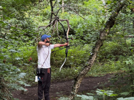 Jürgen bei der Deutschen Meisterschaft Feldbogen