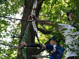 Ulli im Anker bei der Deutschen Meisterschaft Feldbogen
