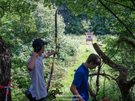 Bálint bei der Deutschen Meisterschaft Feldbogen