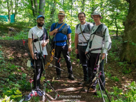 Gruppenbild mit Jürgen bei der Deutschen Meisterschaft Feldbogen