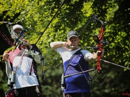 Florian im Parcours bei der Europameisterschaft Feldbogen(4)