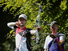 Florian im Parcours bei der Europameisterschaft Feldbogen(5)