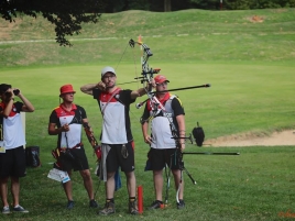 Teamfinale bei der Europameisterschaft Feldbogen (3)