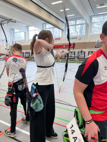 Aurelia Liebner beim Hallenturnier in Eggenfelden