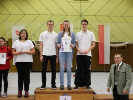 Raphael, Steffi, Michael für Schülermannschaft